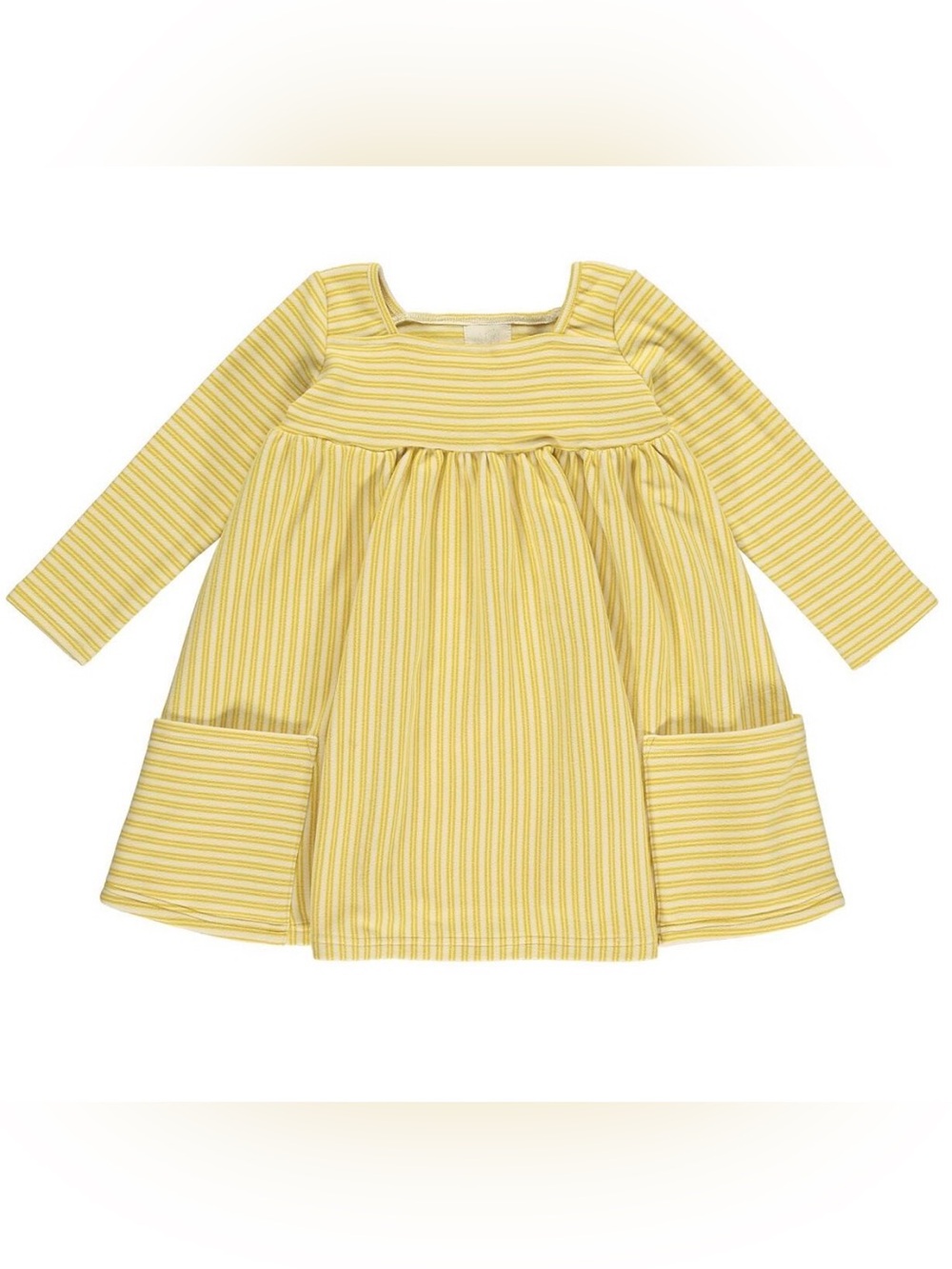 NWT! Vignette Riley Dress (8) Yellow Striped Dress with Pockets
